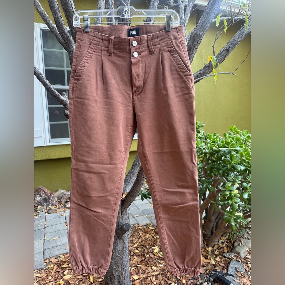 PAIGE Women’s Tan Brown Pants Size 28
